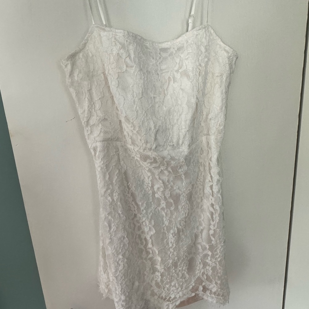 Worn once lace mini dress from lulus